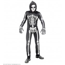 Skelett ( Overall mit Kapuze)